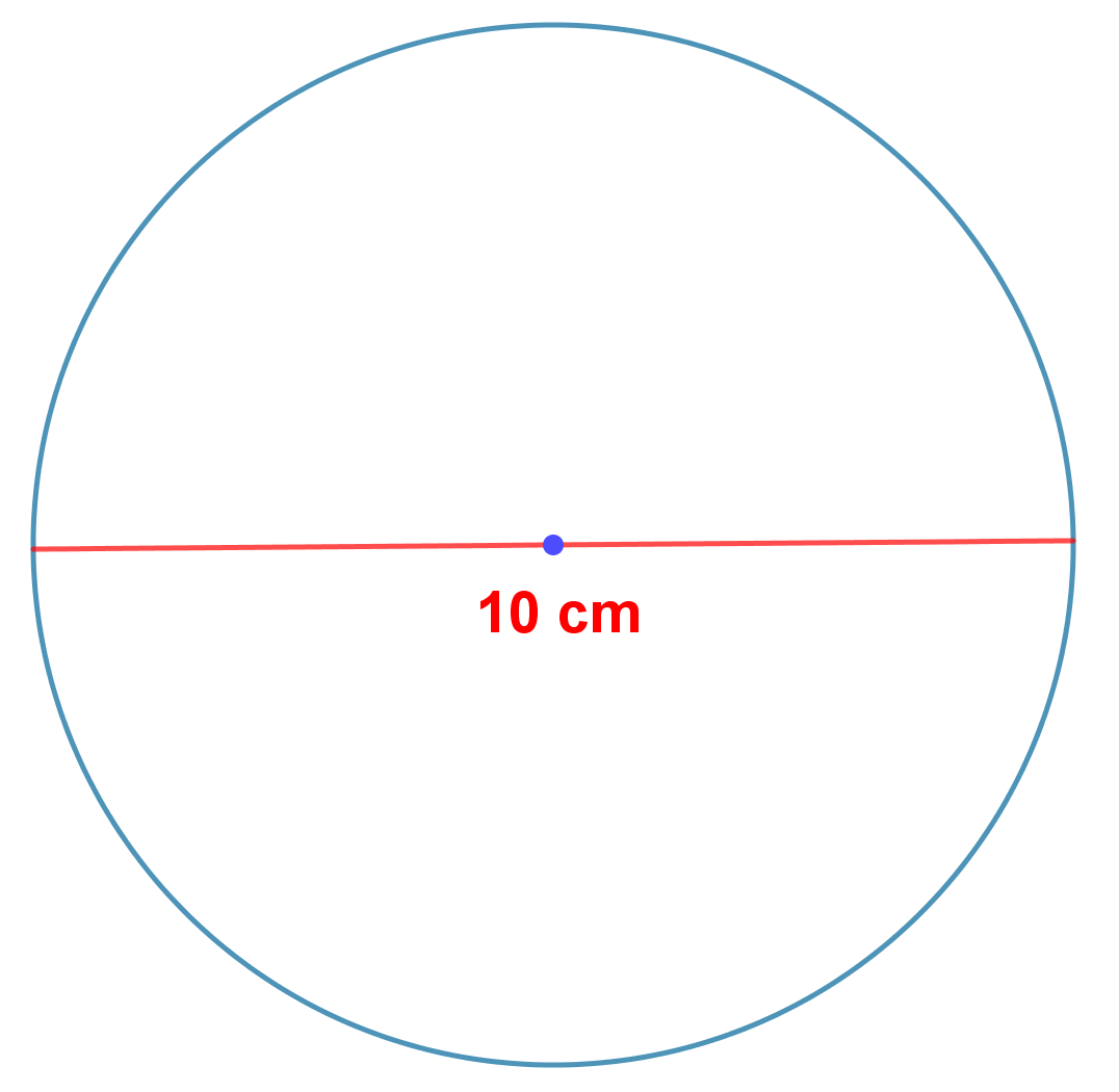Circunferencia conocido el diámetro